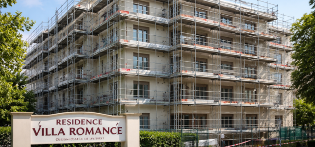 Fin de chantier de ravalement